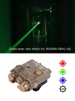 wadsn tactical dbal a2 peq15 red dot green blue laser sight aiming airsoft weapon scout light ar15 rifle flashlight
