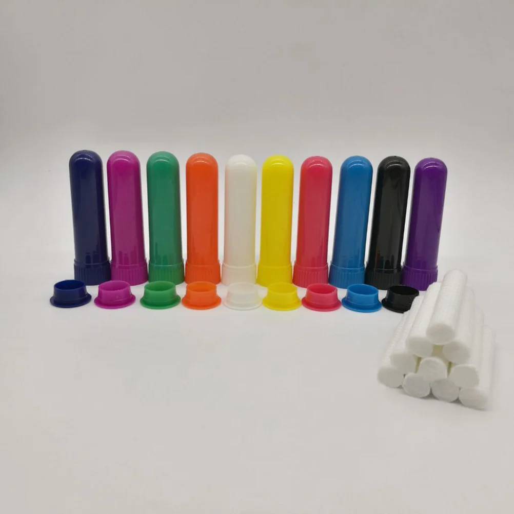 

12 комплектов, пустые разноцветные пустые трубки для ароматерапии