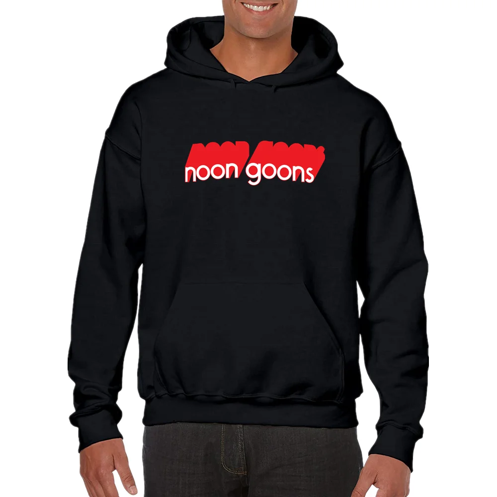 

NOON GOONS Letter Printed Cotton Unisex Long Sleeve Hoodie Sweatshirt