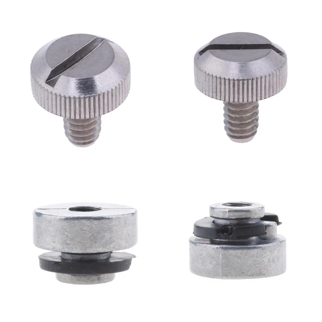 

4 x 1/4 Inch-20 Aluminium Rear Seat Nut + Stainless Steel Bolt for