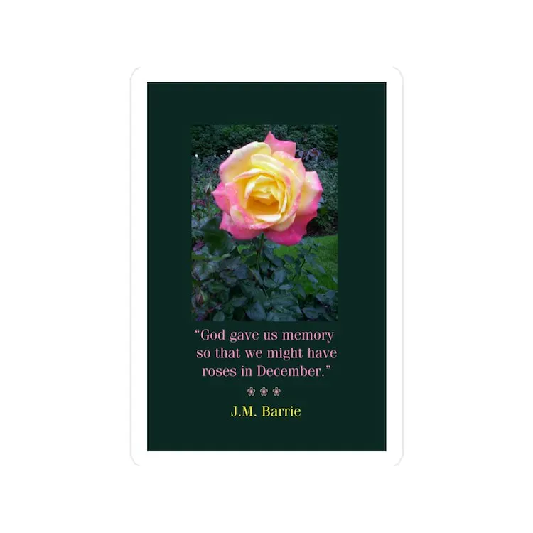 

Розы в декабре, маленькая высекающая наклейка для ноутбука, забавная машина, милое мультяшное искусство, модный общественный чемодан