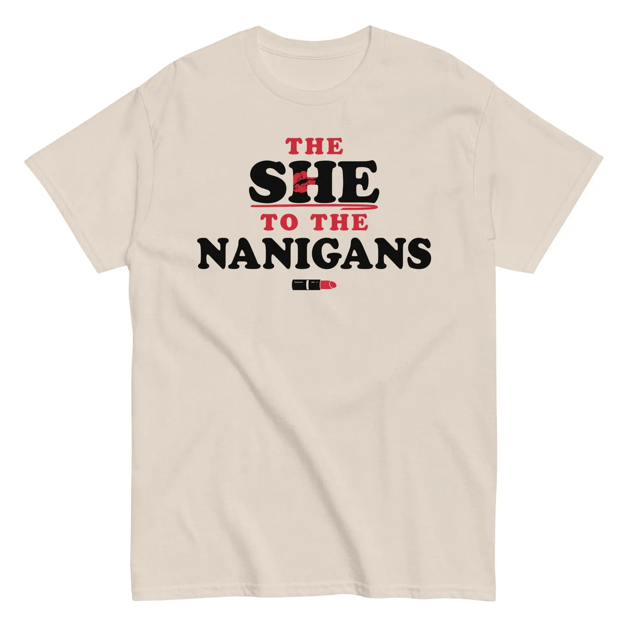 The She To Nanigans Повседневные мужские футболки с круглым вырезом и короткими рукавами