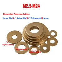 metric brass sealing washers flat seal gasket rings m2 m24 all sizes
