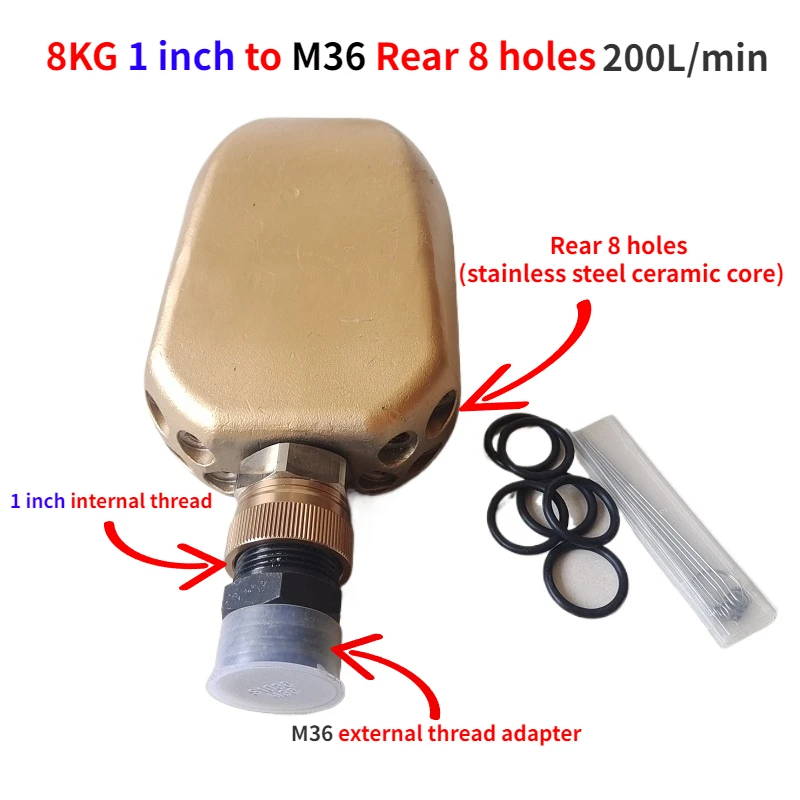 

Сопло для очистки трубопроводов 1 дюйм нержавеющая сталь