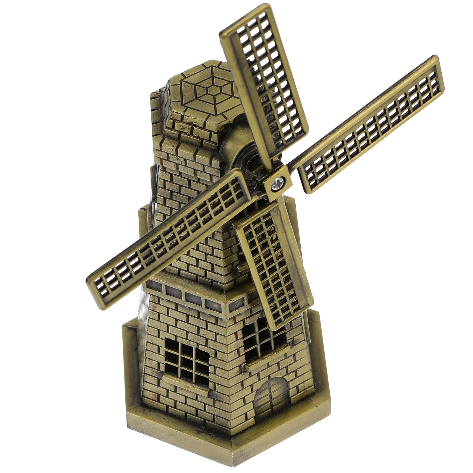 

Windmill Ornament Copper Metal Windmill Decor Desktop Windmill Windmill Figurine Windmill Table Decor