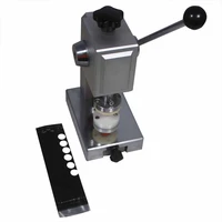 small metal high precision compact disc cutter hand punching machine for lab coin cell assembly