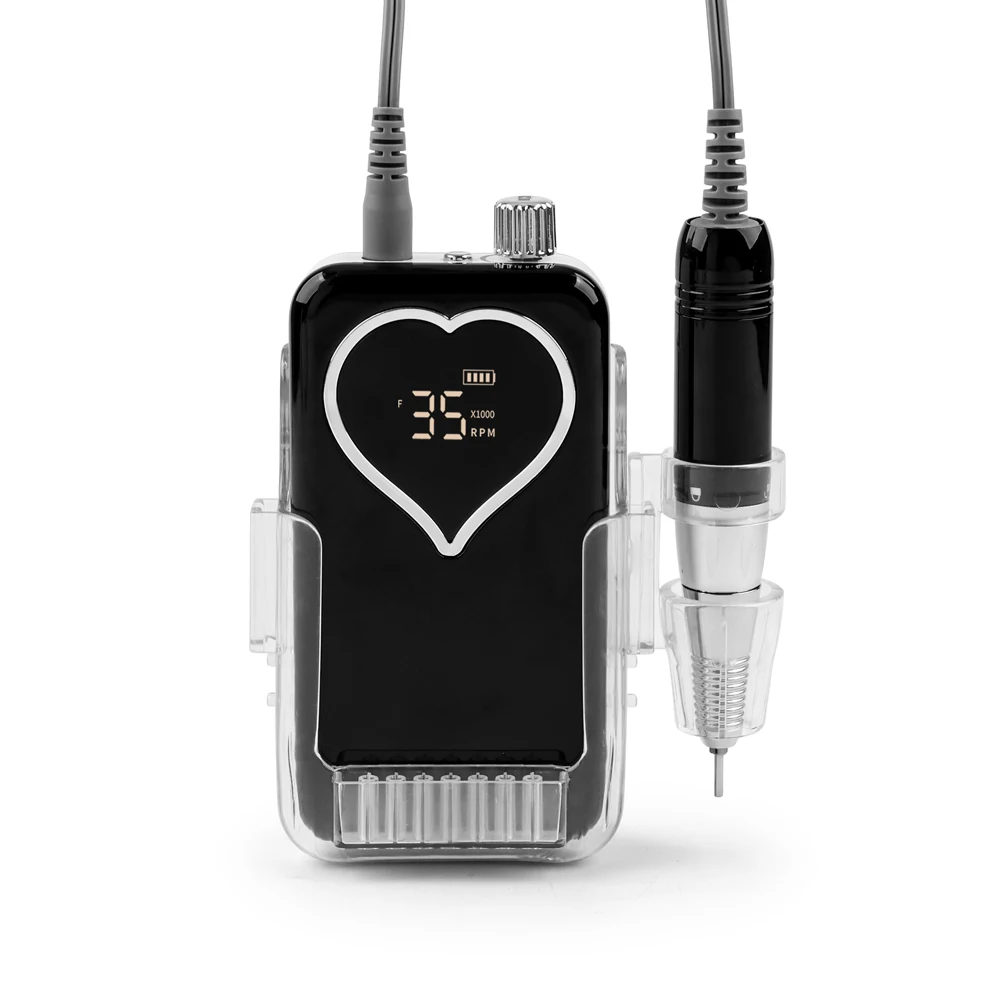 Профессиональная беспроводная электронная электрическая машинка для маникюра, 35000 об./мин., 45 Вт