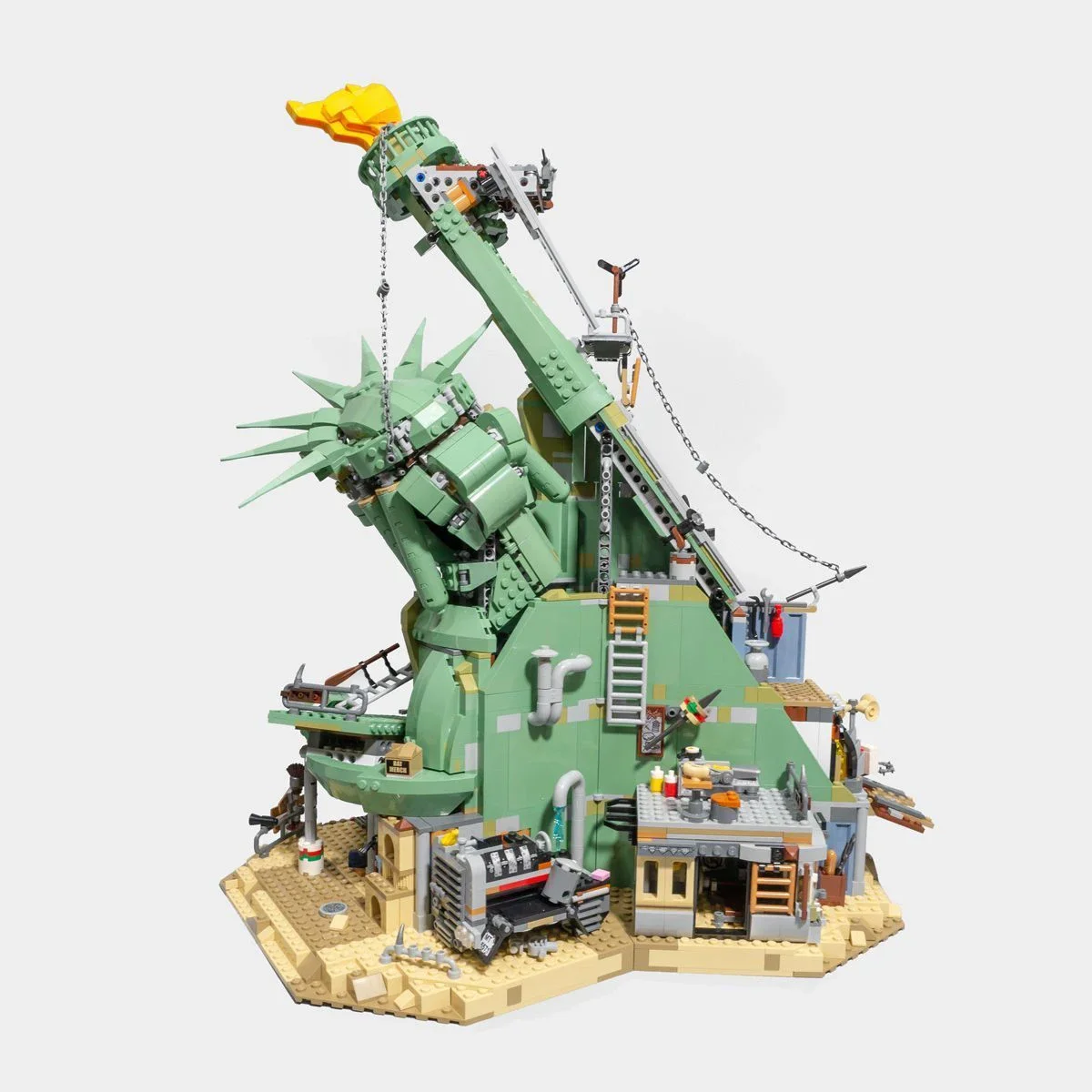 Со светодиодной подсветкой Doomsday Castle 3178 шт. Богиня совместимая с моделью 70840 45014