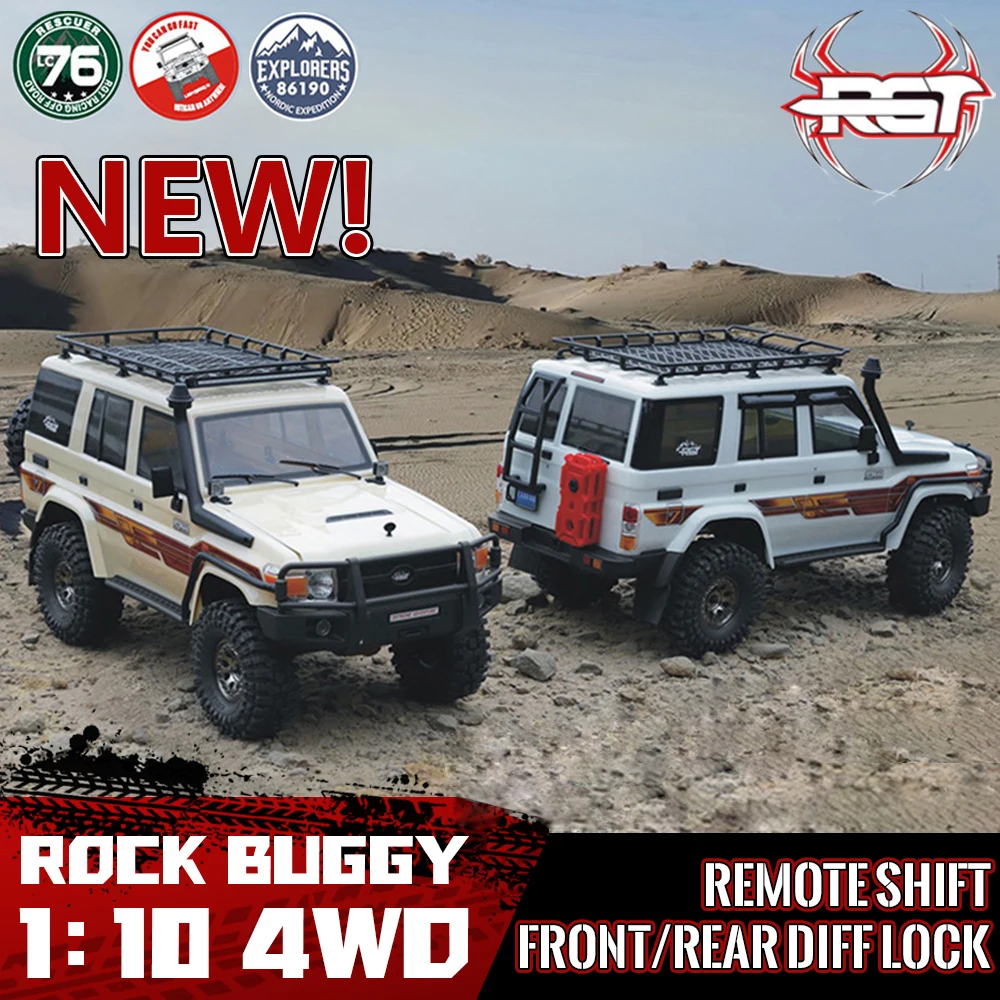 RGT EX86190 LC76 1/10 2 4G Радиоуправляемые автомобили Электрический пульт дистанционного