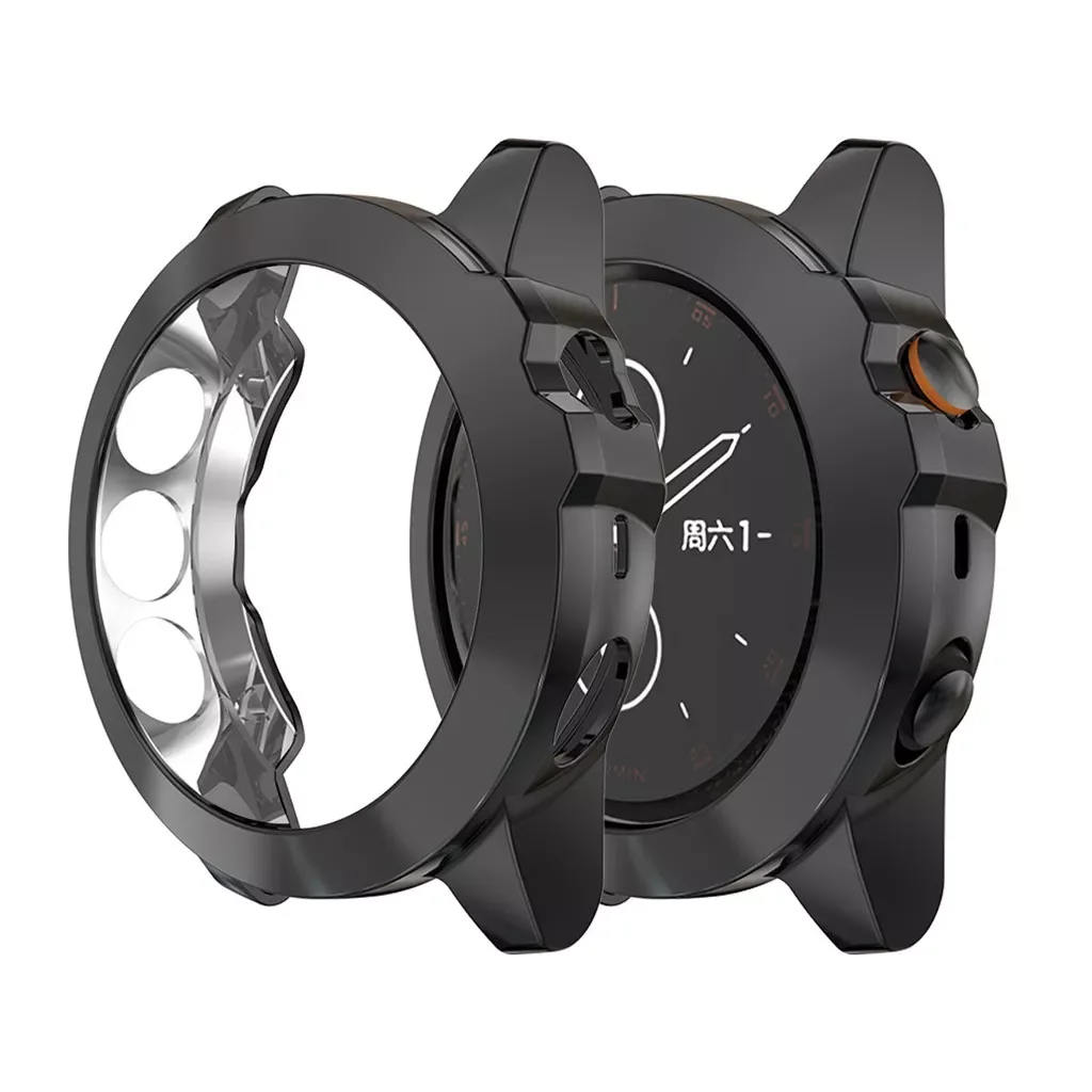 

Case For Garmin Fenix 5X Watch Electroplate TPU Ultra Slim Protection Case Frame Replacement Film Shell Protector Cover 19Oct