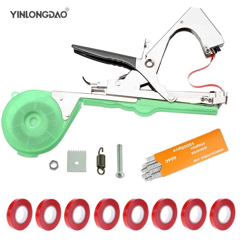 Garden Tools Plant Tying Tapetool Packing Vegetable Stem Strapping Tapener Machine Branch Hand Tying Machine Tools for Grape