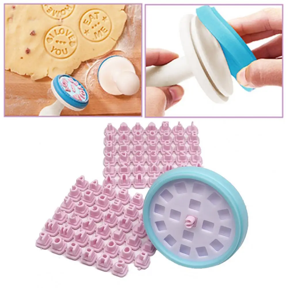 Форма для выпечки штамп печенья мягкий пластиковый алфавит цифры помадки посуда