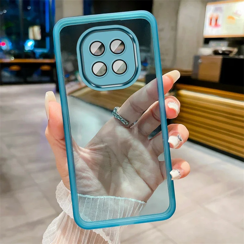 Фото Чехол для Xiaomi Redmi Note 14 Pro Plus 13 Redmi A5 14C 13C 12C 10C A3 с защитной пленкой для объектива камеры, противоударный мягкий чехол №4
