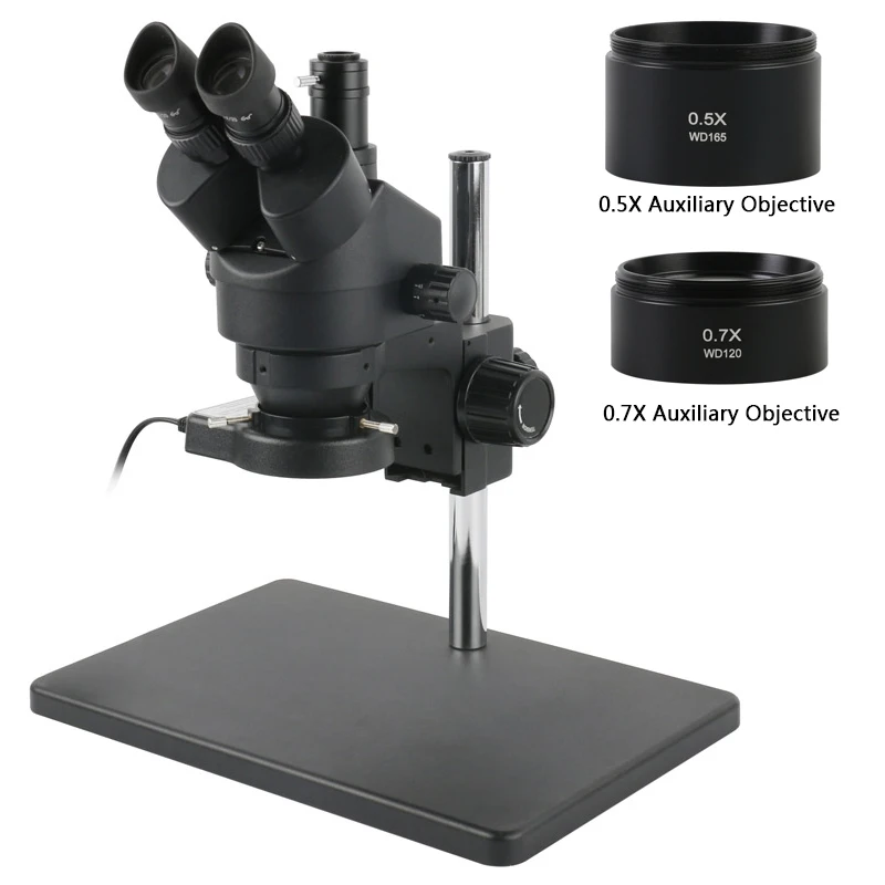 

Industrial Lab Simul Focal 3.5X-90X Zoom Surgery Jewelry Carving PCB Soldering Repair Stereo Trinocular Microscope Camera Tools