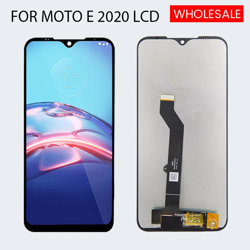 

ЖК-дисплей 6,2 дюйма XT2052 для Motorola Moto E 2020 с сенсорной панелью и дигитайзером XT2052DL в сборе с рамкой, бесплатная доставка
