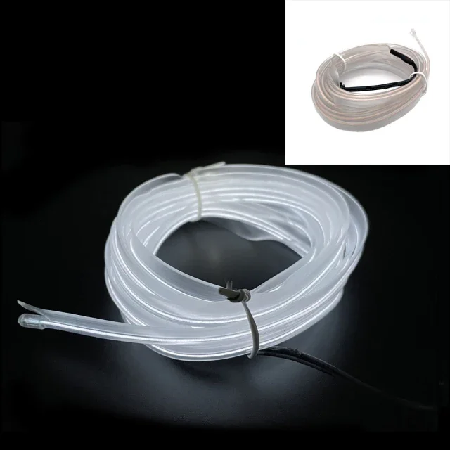 

Автомобильная светодиодная лента EL Wire Rope Tube USB-переключатель Сигарета Автомобильный окружающий свет Неоновый свет Гирлянда Украшение Гибкая светодиодная трубка Авто светодиод