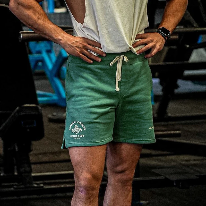 

New Summer Sports Fitness Mens Shorts Jogger Gym Running Training Bodybuilding Five Point Pant Outdoor Casual Cotton Beach Pants