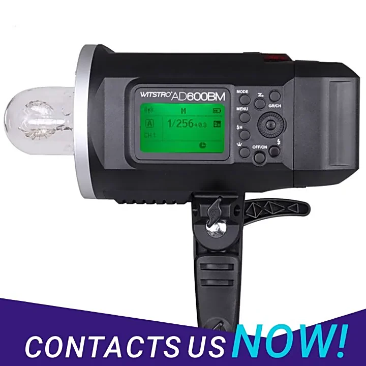 

GODOX Wistro AD600BM moonlight Manual Version Bowens Mount GN87 HSS 1/8000S 2.4G X System All-In-One Outdoor Strobe Flash Light