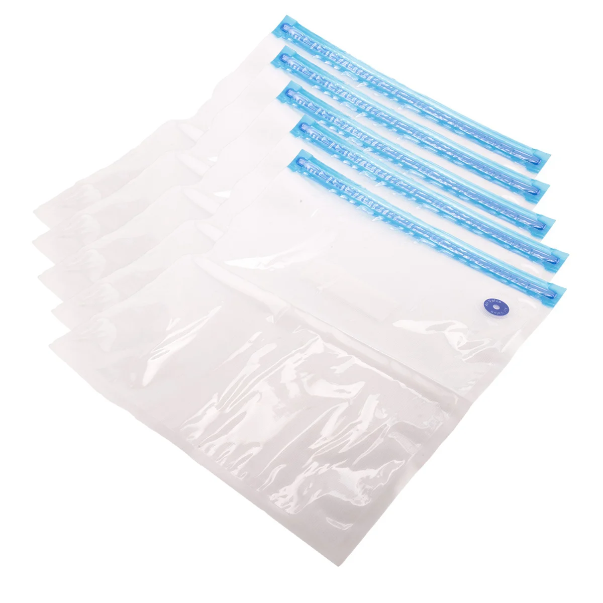 5 шт. многоразовые вакуумные пакеты для хранения продуктов на молнии