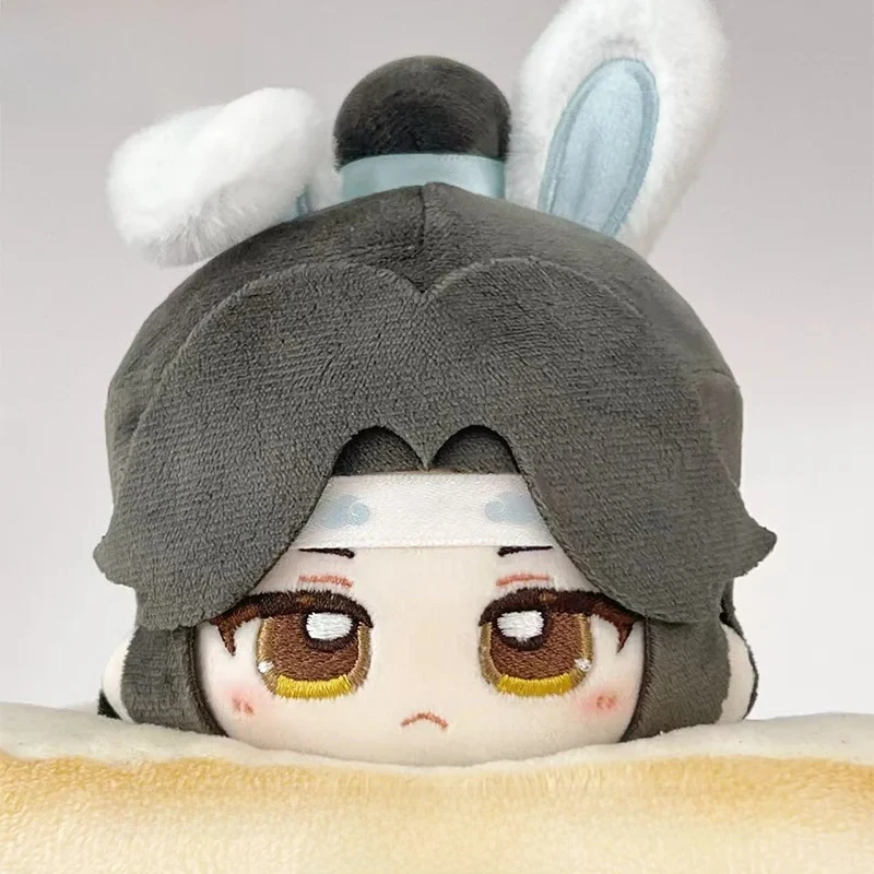 Фото Оригинальная плюшевая кукла MDZS Xindong Leyuan Series: Вэй Усянь и Лань Ванцзи, милая мягкая игрушка-украшение, аниме-мерч, коллекционный подарок №4