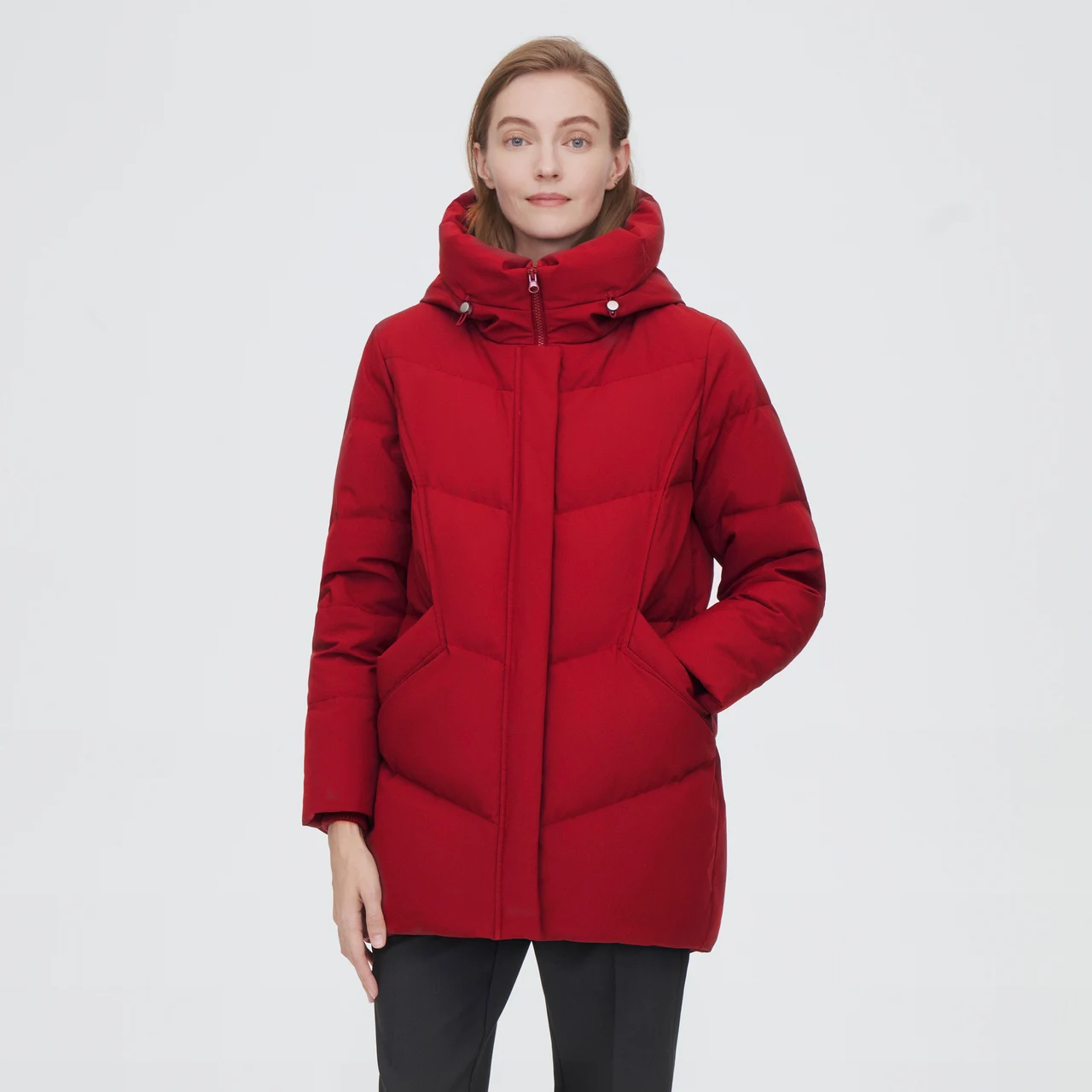 BOSIDENG 2024 новый пуховик для женщин теплая зимняя куртка утепленная