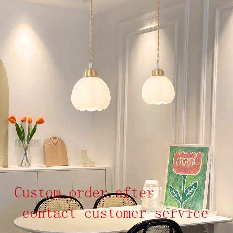 

Scandinavian modern restaurant chandelier simple fashion bar lamp bedroom bedside reading chandeliere