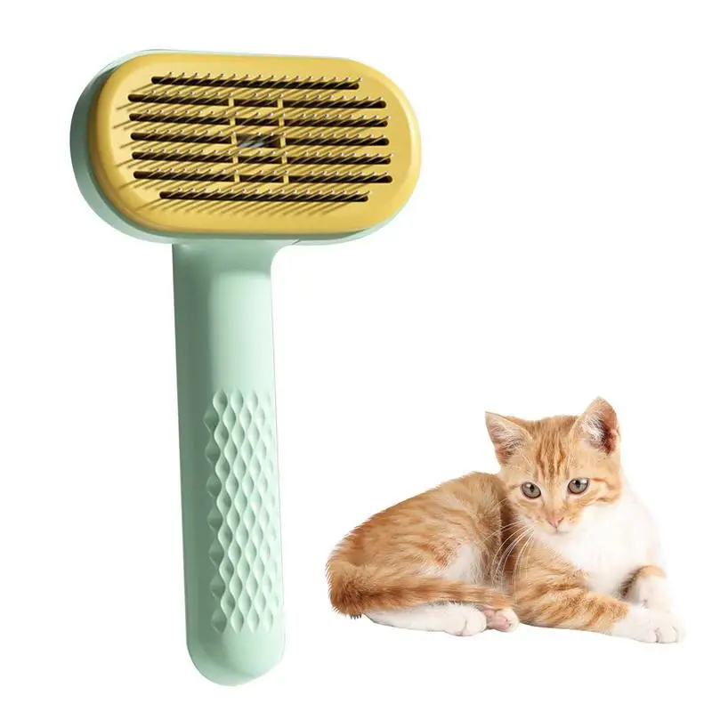 

Pet Brush Self Cleaning Slicker Brushes For Dogs Cats Pet Grooming Brush Tool Gently Removes Loose Undercoat Mats Tangled Hair