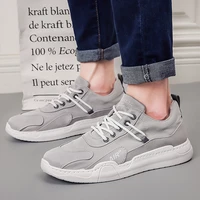 sneakers summer mens grey canvas shoes ice silk cloth breathable casual shoes non leather casual shoes flat shoes walking shoes