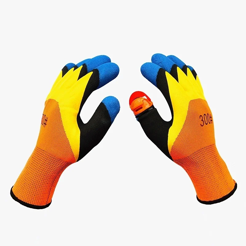 

Exploding bean-picking gloves easily harvest the crop.