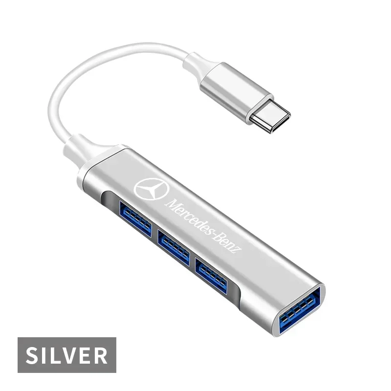 

Автомобильное зарядное устройство USB Кабель питания Type-C USB 3.0 Адаптер-концентратор для Mercedes Benz C180 C200 C260 C300 W108 W124 W126 W140 W168 W169