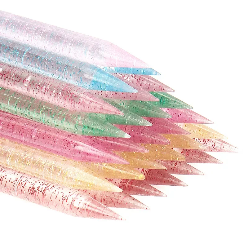 

Reusable Crystal Manicure Stick Double Sided Nail Art Cuticle Pusher Remover Tool Pedicure Nails Care