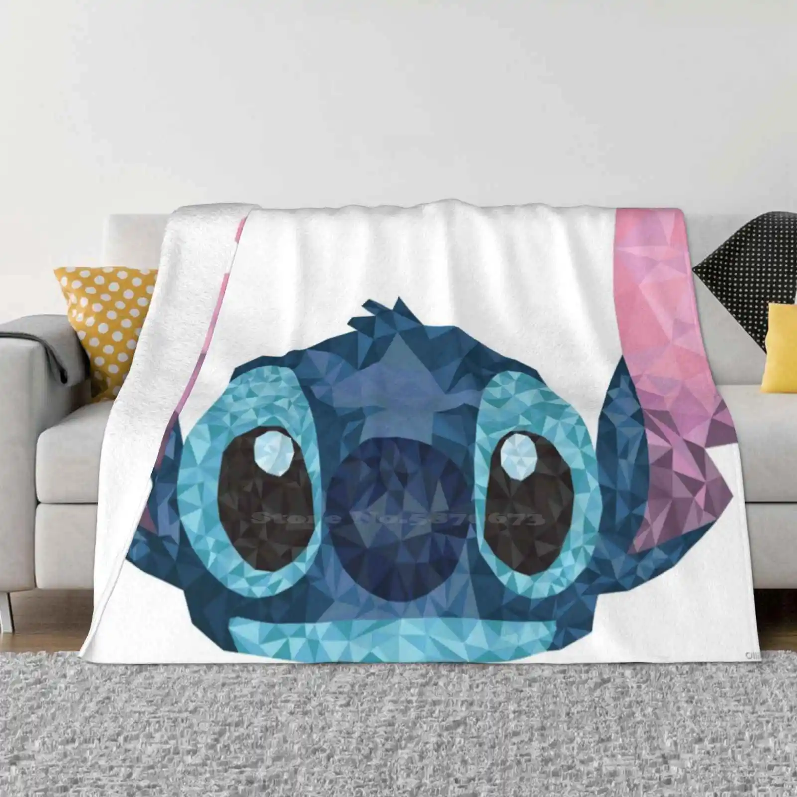 

Новинка, модное мягкое теплое одеяло с геометрическим принтом (Лило и), простые геометрические формы