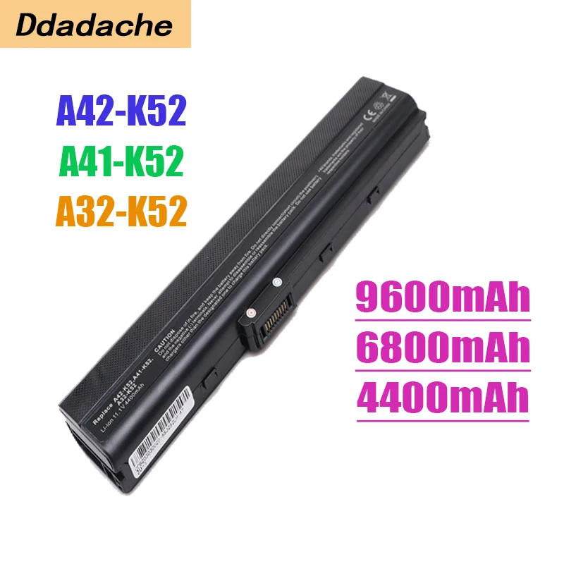 

9600 New Laptop Battery for Asus A52 A52J A52F A52JB A52JK A52JR K42 K42F K42JB K42JK K52F K52J A31-K52 A32-K52 A41-K52 A42-K52