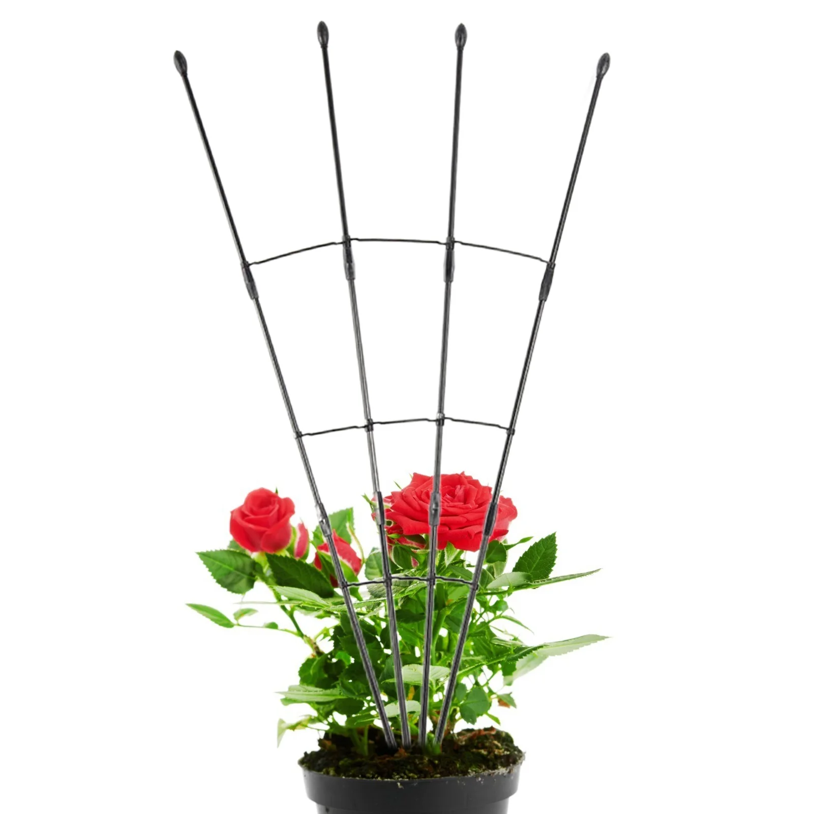 

Решетка садовая металлическая для горшечных растений, решетка для поддержки горшков, для подъема растений