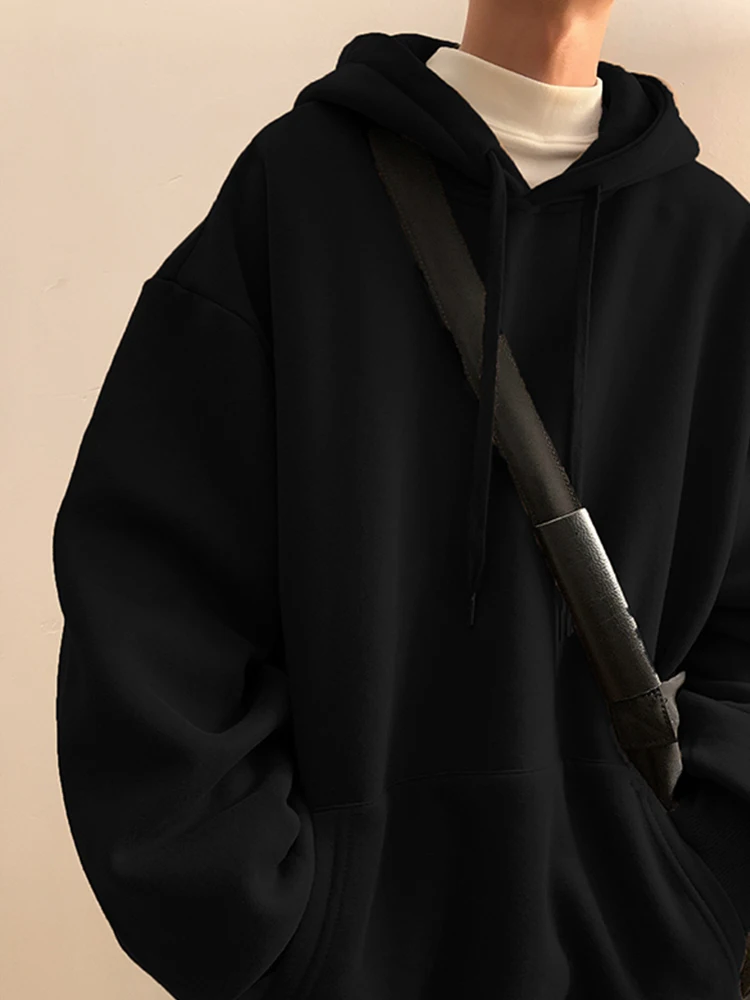 

American heavy sweater men's spring and autumn hoodie jacket