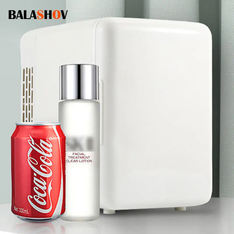 

Mini Refrigerators Cosmetics Desktop Fridge Ultra-large Space Double-deck Quiet Brushless Motor Refrigerators For Home Car