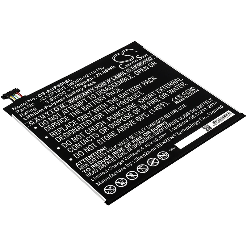 

CS 7700mAh/29.65Wh battery for Asus LCD Monitor M,LCD Monitor X,MB16AHP,MB16AP,XG17AHP,XG17AHPE,Z500KL, C12P1602