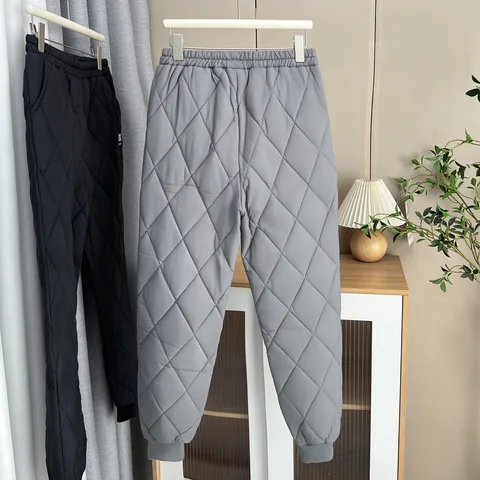 Женские утеплённые брюки XXL из полиэстера