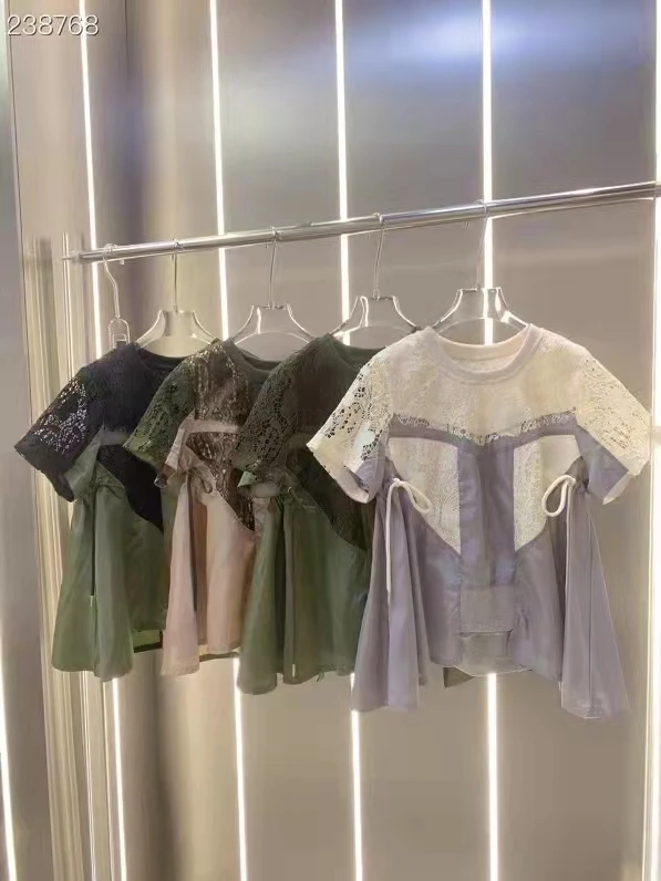 

2023 Новый Модный высококачественный двойной Повседневный Топ с асимметричным швом