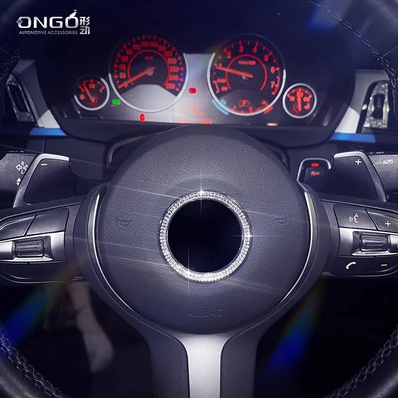 ONGO для BMW 3 серии 325LI интерьер X3 рулевое колесо i3 Автомобильный логотип алмаз 4 425i