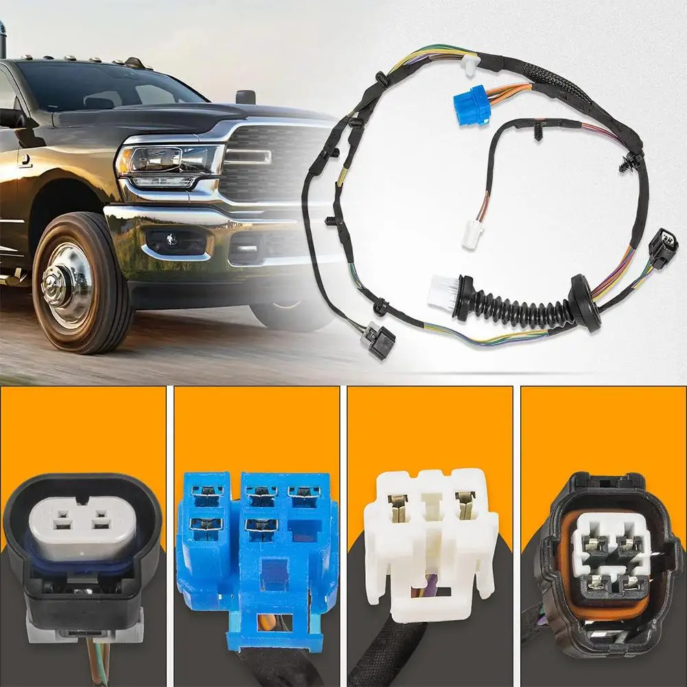 

645-506 жгут проводов для задней двери с разъемами, совместим с 2004-2010 Ram 1500 2500 3500 4500