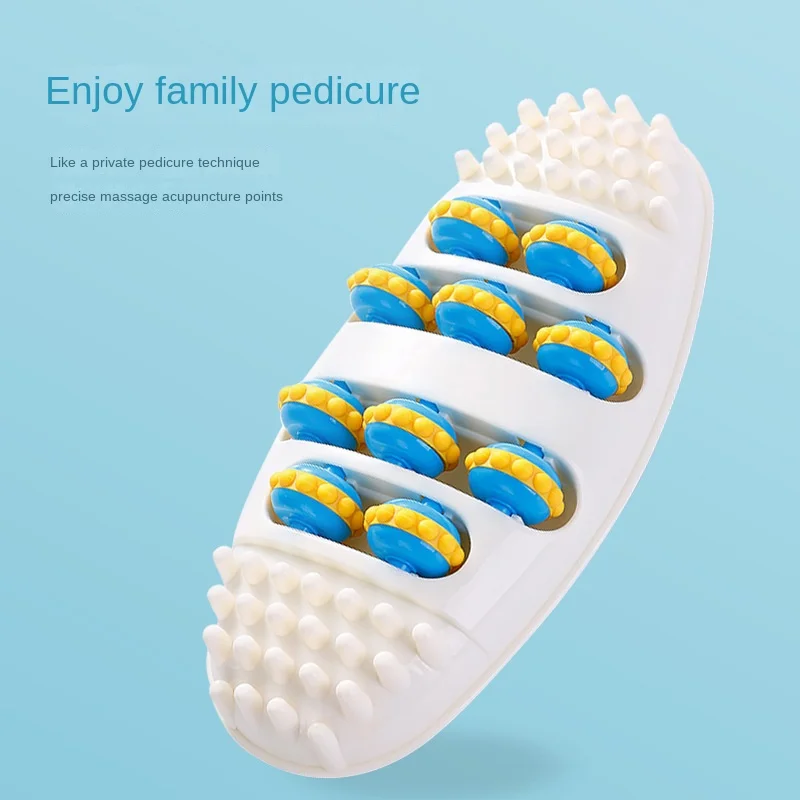 Домашний массажер для ног стимулирующий роликовый акупунктуры акупрессуры и