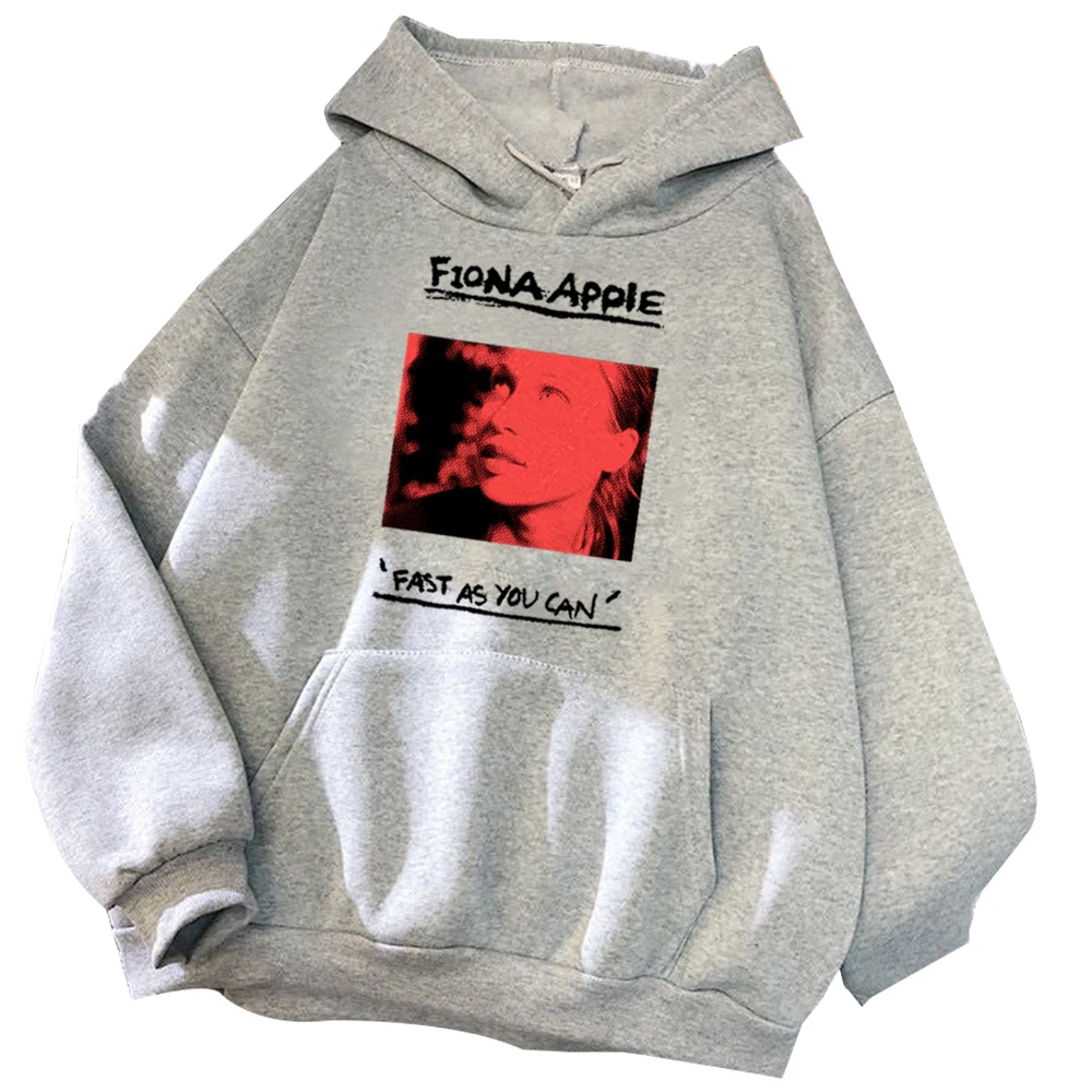 Толстовка Fiona Apple с капюшоном модные повседневные толстовки длинным рукавом в