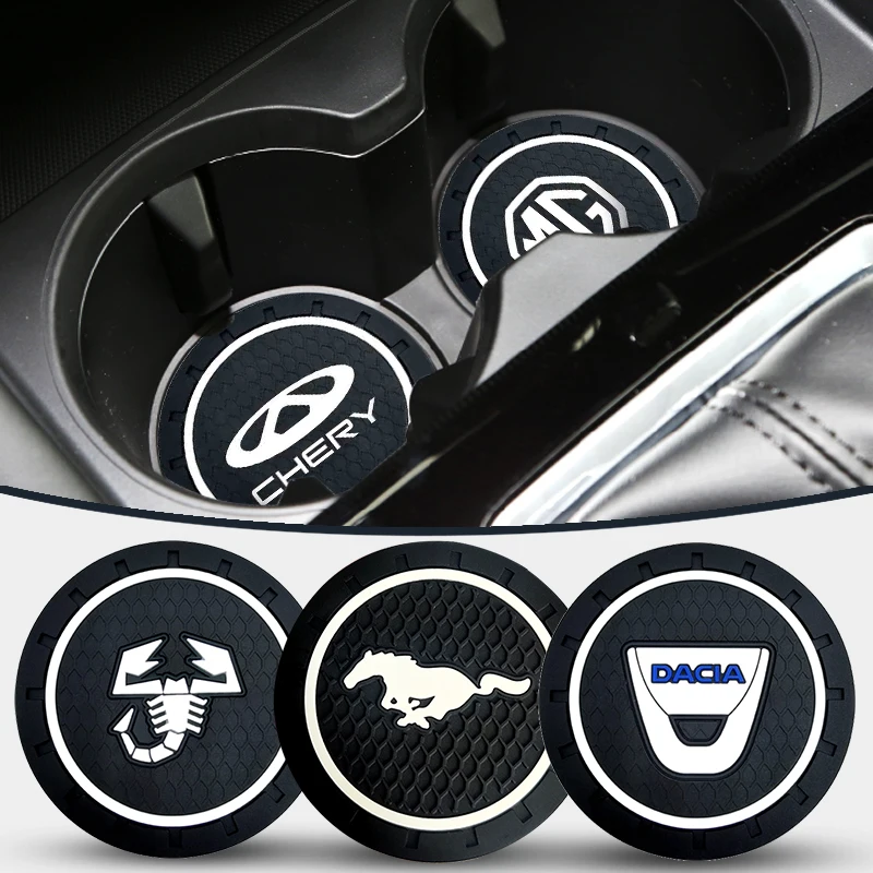 

1PCS Car Cup Holder Car Coasters Anti-slip Mat Car Styling for Volkswagen VW Golf 4 6 7 GTI Tiguan Passat B5 6 7 Car Accessories