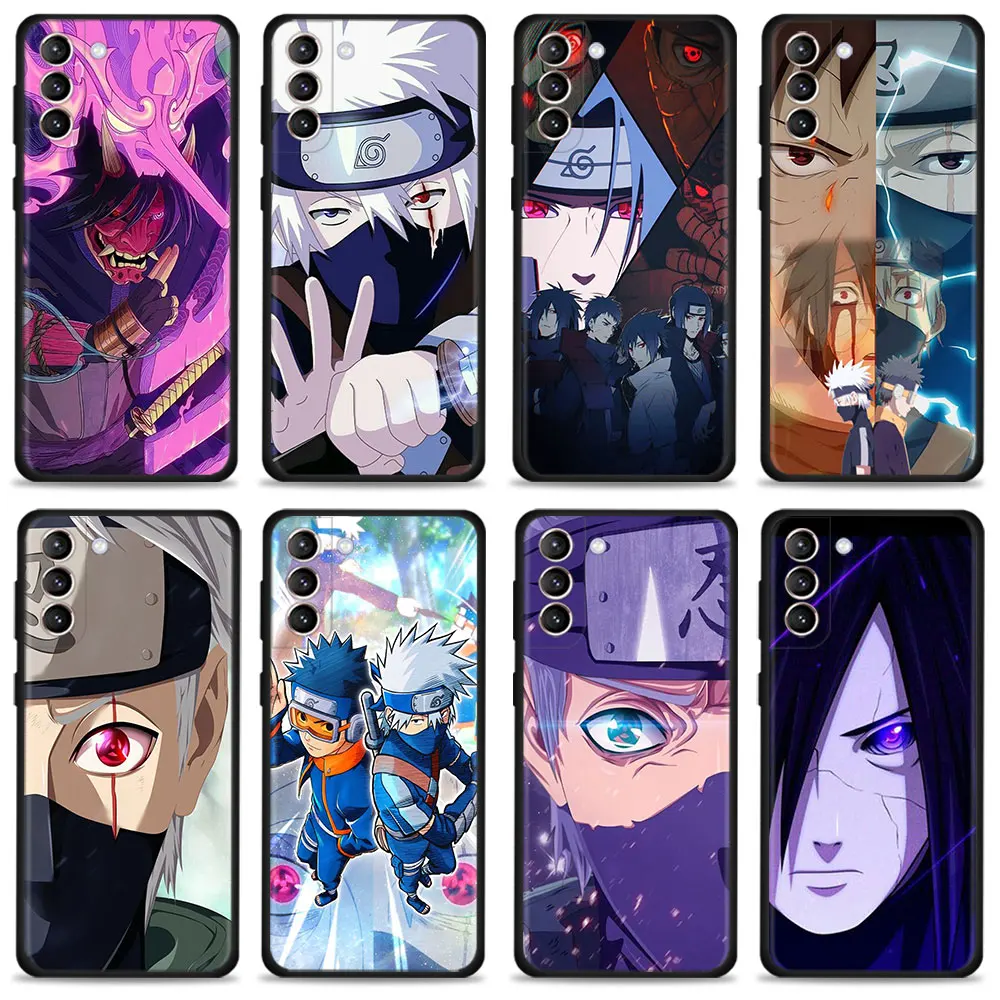 

Phone Case For Samsung Galaxy S22 S21 S20 Ultra FE S10 S9 Plus S10e S8 Note 20Ultra 10Plus Mobilephone Cover Naruto Kakashi