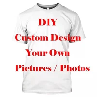new summer diy custom design your own style polyester 3d printed t shirts mens hip hop t shirts womens unisex tops