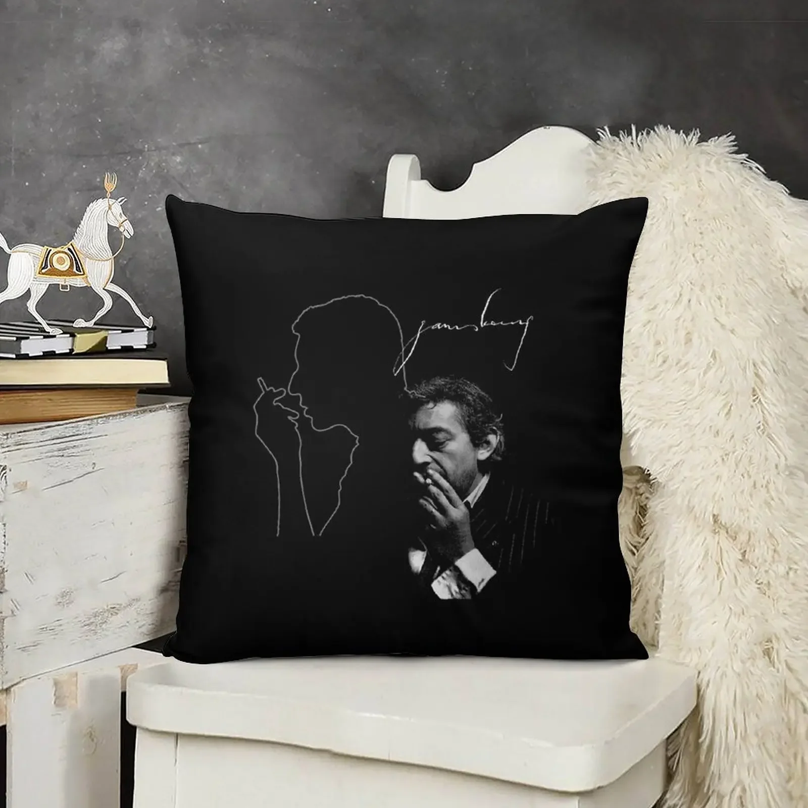 Serge Gainsbourg декоративная подушка наволочка диванные подушки чехлы декоративные