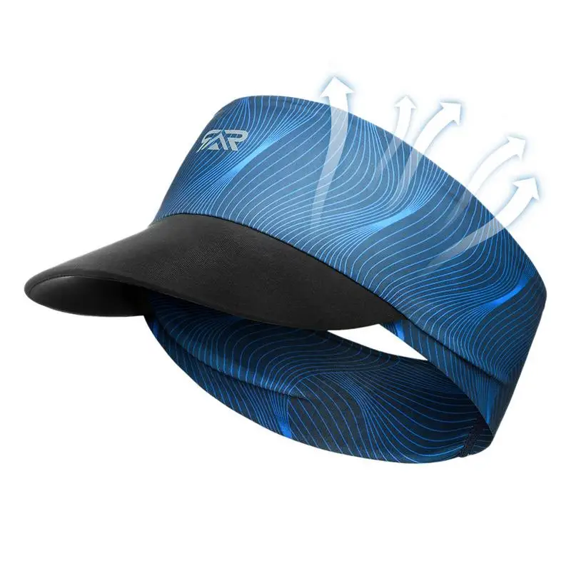 

Empty Top Sunshade Hat Visor Sun Hat Women Beach Hat Anti-UV Reflective Logo Breathable Absorb Sweat Quick Dry Summer For Unisex
