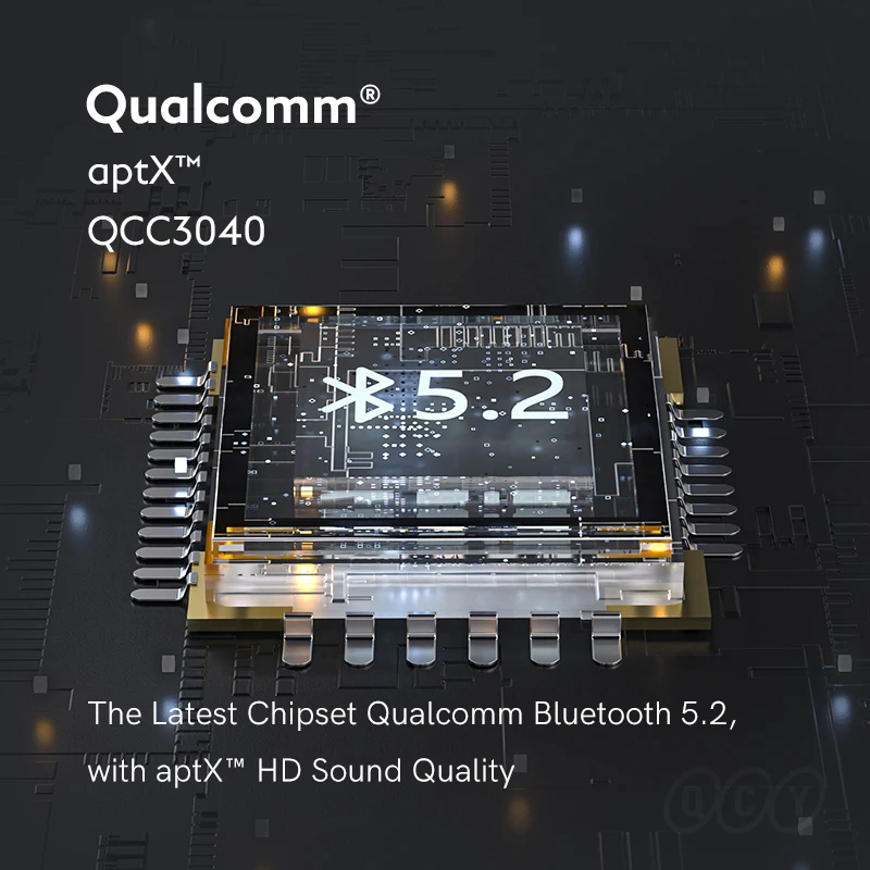 Фото Беспроводные Bluetooth-наушники QCY T17S, 5,2 дюйма №5