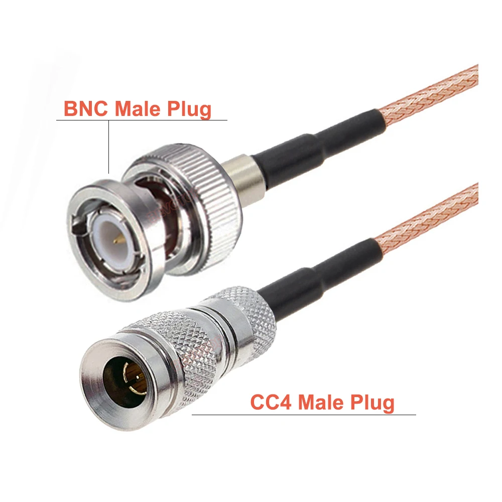 CC4 DIN 1 0/2 3 Mini BNC прямой угол к штекер/гнездо 75 Ом RG179 Pigtail HD SDI кабель для шаттла Blackmagic